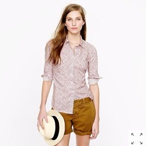 J. CREW Liberty Floral Perfect shirt
